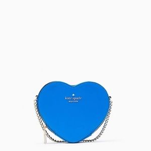 Kate Spade Love Shack Mini Heart Crossbody Bag in Summer Night